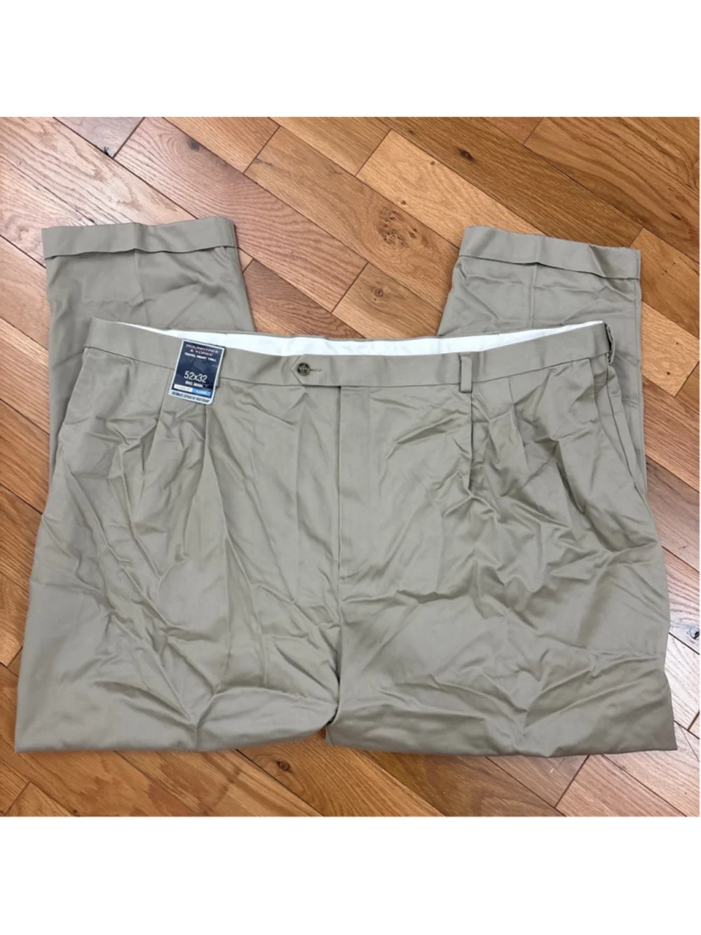 ROUNDTREE & YORKE Beige Chinos & Khakis Waist 52